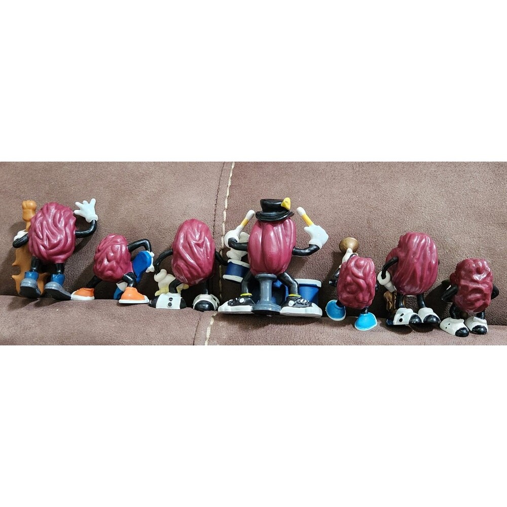 Vintage California Raisin Lot Of 7 Musicians And Singer - Picture 2 of 9